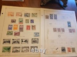 Grande collection de timbres classiques du Pérou, timbres aériens, pages d'album