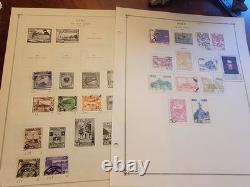 Grande collection de timbres classiques du Pérou, timbres aériens, pages d'album