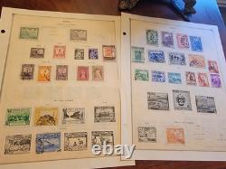 Grande collection de timbres classiques du Pérou, timbres aériens, pages d'album