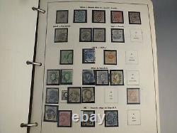 Grande collection de timbres de Belgique datant de 1849 à 1990 - 4 albums