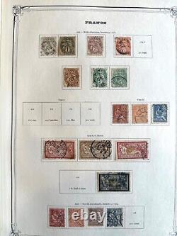 Grande collection de timbres de France 1863-1964 ALBUM YVERT TELLIER, certains non utilisés