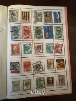 Grèce 100 timbres-poste usagés différents collection Hermès album multi-années