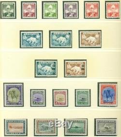 Greenland Collection 1937-1997 Albums De Lindner Hingeless, Mint Nh, Scott 7 739 $