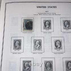 HE Harris USA LIBERTY 1 ALBUM DE TIMBRES Partie A 1847-1983 CLASSEUR Avec 250+ Timbres/Blocs