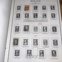 HE Harris USA LIBERTY 1 ALBUM DE TIMBRES Partie A 1847-1983 CLASSEUR Avec 250+ Timbres/Blocs