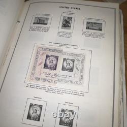 HE Harris USA LIBERTY 1 ALBUM DE TIMBRES Partie A 1847-1983 CLASSEUR Avec 250+ Timbres/Blocs