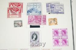 HONG KONG 1862-1990s COLLECTION DE 650 TIMBRES & 35+ FEUILLES DANS UN ALBUM SCOTT
