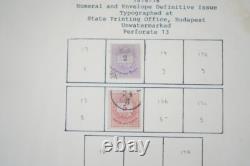 HONGRIE 1870-1940 COLLECTION DE PLUS DE 550 TIMBRES NEUFS ET USAGÉS DANS UN ALBUM CARDINAL