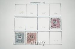 HONGRIE 1870-1940 COLLECTION DE PLUS DE 550 TIMBRES NEUFS ET USAGÉS DANS UN ALBUM CARDINAL