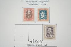 HONGRIE 1870-1940 COLLECTION DE PLUS DE 550 TIMBRES NEUFS ET USAGÉS DANS UN ALBUM CARDINAL