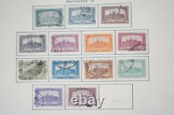 HONGRIE 1870-1940 COLLECTION DE PLUS DE 550 TIMBRES NEUFS ET USAGÉS DANS UN ALBUM CARDINAL