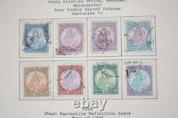 HONGRIE 1870-1940 COLLECTION DE PLUS DE 550 TIMBRES NEUFS ET USAGÉS DANS UN ALBUM CARDINAL