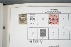 HONGRIE 1870s-1970s COLLECTION DE PLUS DE 1400 TIMBRES NEUFS ET USAGÉS DANS UN ALBUM MINKUS