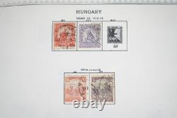 HONGRIE 1870s-1970s COLLECTION DE PLUS DE 1400 TIMBRES NEUFS ET USAGÉS DANS UN ALBUM MINKUS