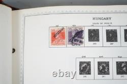 HONGRIE 1870s-1970s COLLECTION DE PLUS DE 1400 TIMBRES NEUFS ET USAGÉS DANS UN ALBUM MINKUS