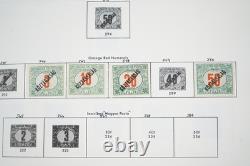 HONGRIE 1870s-1970s COLLECTION DE PLUS DE 1400 TIMBRES NEUFS ET USAGÉS DANS UN ALBUM MINKUS