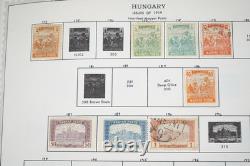 HONGRIE 1870s-1970s COLLECTION DE PLUS DE 1400 TIMBRES NEUFS ET USAGÉS DANS UN ALBUM MINKUS