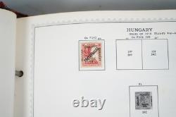 HONGRIE 1870s-1970s COLLECTION DE PLUS DE 1400 TIMBRES NEUFS ET USAGÉS DANS UN ALBUM MINKUS