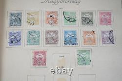 HONGRIE ANNÉES 1870-1960 COLLECTION DE PLUS DE 1 250 TIMBRES NEUFS ET OBLITÉRÉS CONSERVÉS DANS UN ALBUM