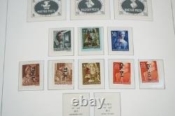 HONGRIE ANNÉES 1940-1960 COLLECTION DE PLUS DE 1 100 TIMBRES NEUFS ET USAGÉS DANS UN ALBUM LIGHTHOUSE