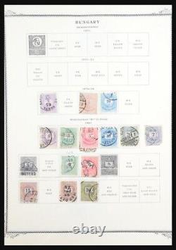 HONGRIE Classique Moderne 1871-2006 MNH MH Utilisé 3 Anciens Albums de Timbres Scott Collection