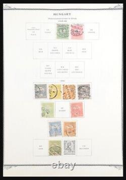 HONGRIE Classique Moderne 1871-2006 MNH MH Utilisé 3 Anciens Albums de Timbres Scott Collection