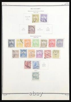 HONGRIE Classique Moderne 1871-2006 MNH MH Utilisé 3 Anciens Albums de Timbres Scott Collection