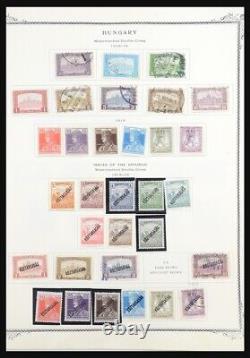 HONGRIE Classique Moderne 1871-2006 MNH MH Utilisé 3 Anciens Albums de Timbres Scott Collection