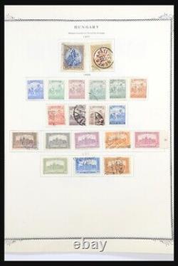 HONGRIE Classique Moderne 1871-2006 MNH MH Utilisé 3 Anciens Albums de Timbres Scott Collection