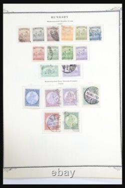 HONGRIE Classique Moderne 1871-2006 MNH MH Utilisé 3 Anciens Albums de Timbres Scott Collection