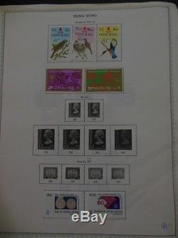 Hong Kong Collection Mint Og Hinged Sur Les Pages D'album Entre Les Années 1961-1976
