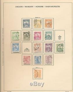 Hongrie 1870s / 1970s Deux Schaubek Album M & U Collection (1500+) Alb210