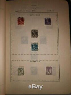 Hongrie Grande Monnaie D'occasion Stamp Collection 1888-1926 Collection Original Album