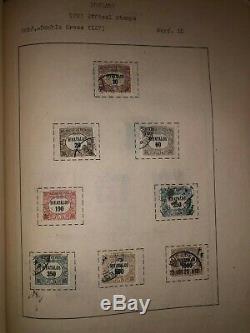 Hongrie Grande Monnaie D'occasion Stamp Collection 1888-1926 Collection Original Album