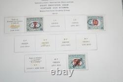 Hongrie Yougoslavie 1918-1920 Collection de 325 timbres neufs et oblitérés Album Scott
