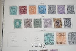 ITALIE & COLONIES 1860s-1950 COLLECTION DE PLUS DE 850 TIMBRES NEUFS ET USAGÉS DANS UN ALBUM SCOTT