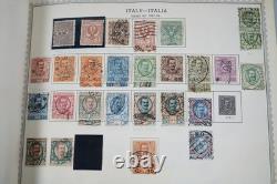 ITALIE & COLONIES 1860s-1950s COLLECTION DE 2 350+ TIMBRES NEUFS & USAGÉS DANS MINKUS