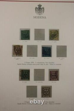 ITALIE Collection de timbres des États italiens Certificats de luxe Rares Principalement MNH / Utilisés