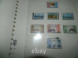 Île De La Collection Des Stamps Humains 1973 C1990 Dans Lindner Album