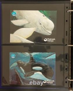 Îles Féroé Collection complète 1975-2010 d’albums de cartes postales et de timbres ZAYIX