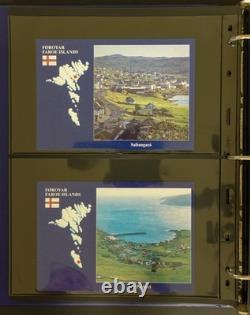 Îles Féroé Collection complète 1975-2010 d’albums de cartes postales et de timbres ZAYIX