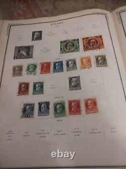 Immense album de timbres internationaux Scott vintage de 1921, rare et précieux, wow