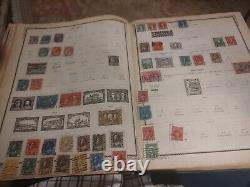 Immense album de timbres internationaux Scott vintage de 1921, rare et précieux, wow