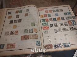 Immense album de timbres internationaux Scott vintage de 1921, rare et précieux, wow