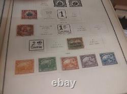 Immense album de timbres internationaux Scott vintage de 1921, rare et précieux, wow