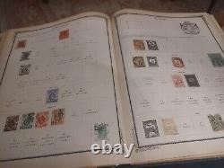 Immense album de timbres internationaux Scott vintage de 1921, rare et précieux, wow