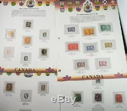 Incroyable Collection De Timbres Du Canada Dans Un Album Presque Complet, 1851-1992 + Bob