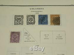 Incroyable Colombie Collection De Pages D'album De Timbres Scott, Early Classics, Atioquia ++