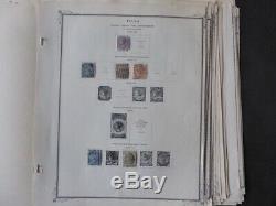 Inde 1860-1975 Stamp Collection Sur Scott International Timbre Album Pages