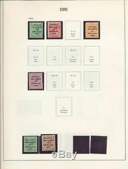 Irlande 1922/75 Collection D'albums M & U (appx 230 + Items) Alb961